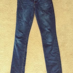 Lucky Lolita skinny jeans size 2/26 long. Dark denim.